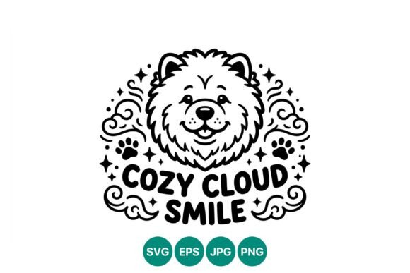 Cozy Cloud Smile Dog Face